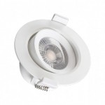 Foco Downlight LED Orientable Redondo Blanco Ø111mm 7w